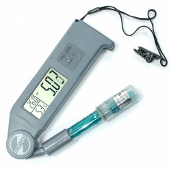 pH-метр складной для измерения pH, температуры воды и влажности воздуха Kelilong PH-010