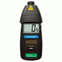 Цифровой лазерный тахометр для измерения скорости вращения поверхности DT2234B